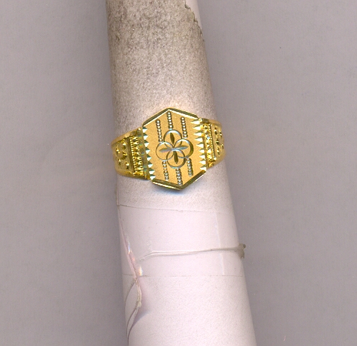 GOLD RING GENTS PLAIN GENERAL