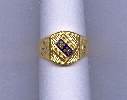GOLD RING GENTS PLAIN GENERAL