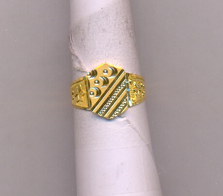 GOLD RING GENTS PLAIN GENERAL
