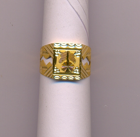 GOLD RING GENTS PLAIN GENERAL