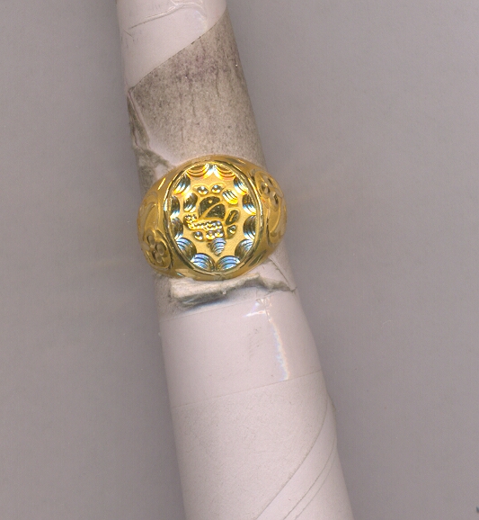GOLD RING GENTS PLAIN GENERAL