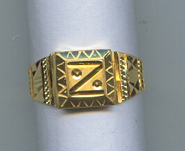 GOLD RING GENTS PLAIN GENERAL