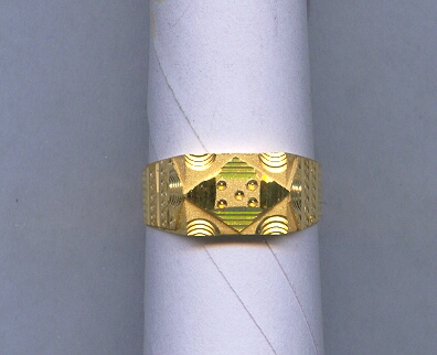 GOLD RING GENTS PLAIN GENERAL
