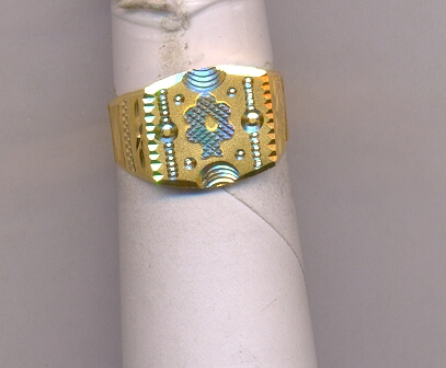 GOLD RING GENTS PLAIN GENERAL