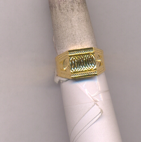 GOLD RING GENTS PLAIN GENERAL