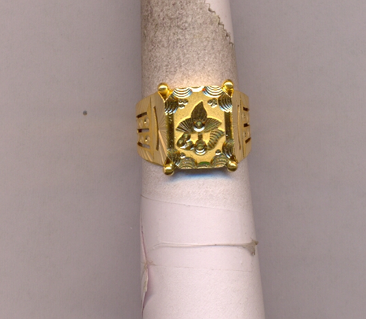 GOLD RING GENTS PLAIN GENERAL
