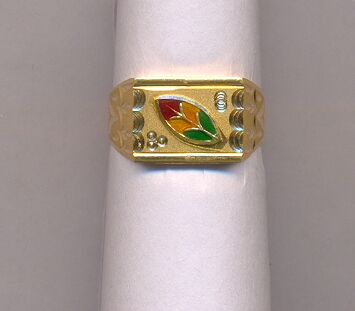 GOLD RING GENTS PLAIN GENERAL