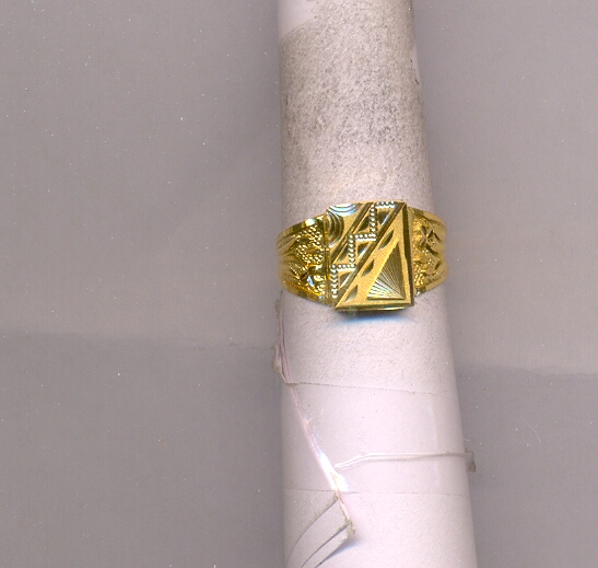 GOLD RING GENTS PLAIN GENERAL