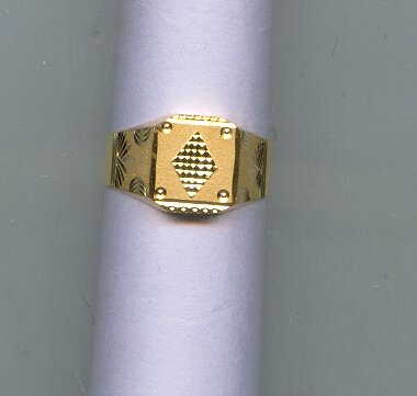 GOLD RING GENTS PLAIN GENERAL