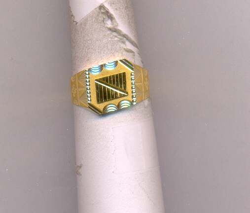 GOLD RING GENTS PLAIN GENERAL