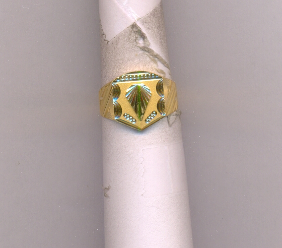 GOLD RING GENTS PLAIN GENERAL