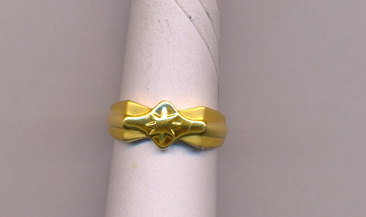 GOLD RING GENTS PLAIN GENERAL