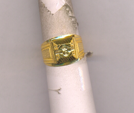GOLD RING GENTS PLAIN GENERAL