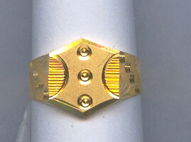 GOLD RING GENTS PLAIN GENERAL