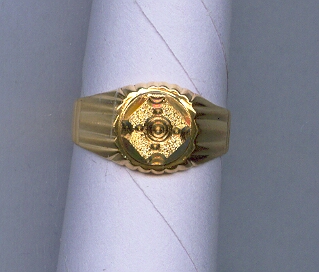 GOLD RING GENTS PLAIN GENERAL