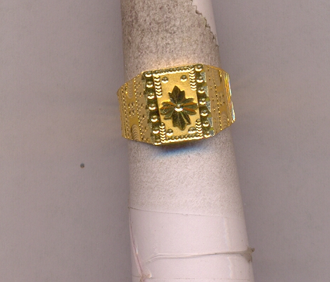 GOLD RING GENTS PLAIN GENERAL