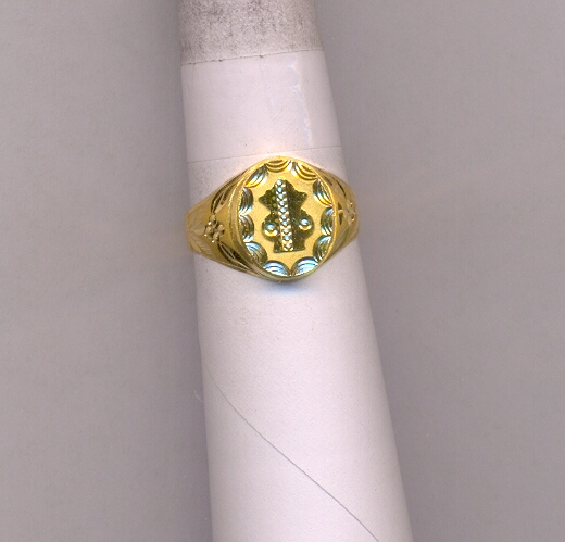 GOLD RING GENTS PLAIN GENERAL
