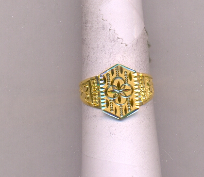 GOLD RING GENTS PLAIN GENERAL