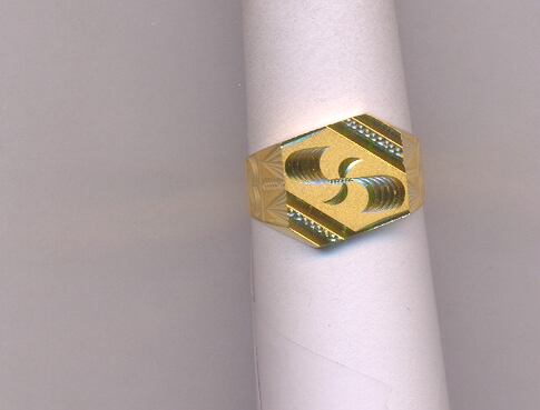 GOLD RING GENTS PLAIN GENERAL