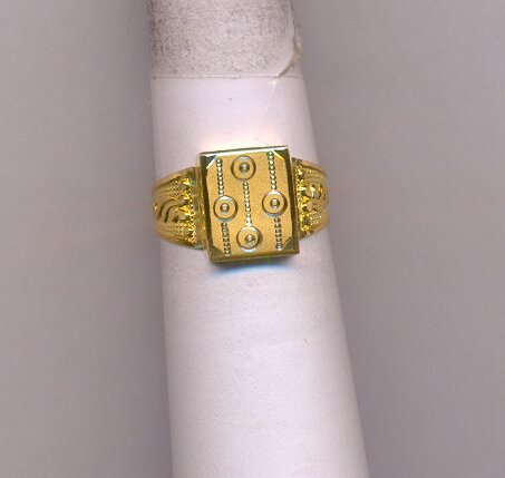 GOLD RING GENTS PLAIN GENERAL