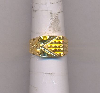 GOLD RING GENTS PLAIN GENERAL
