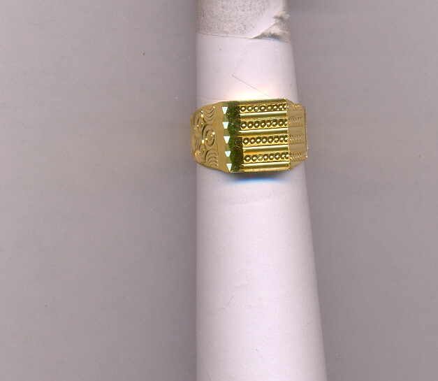 GOLD RING GENTS PLAIN GENERAL