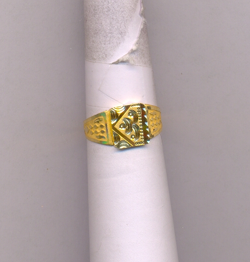 GOLD RING GENTS PLAIN GENERAL