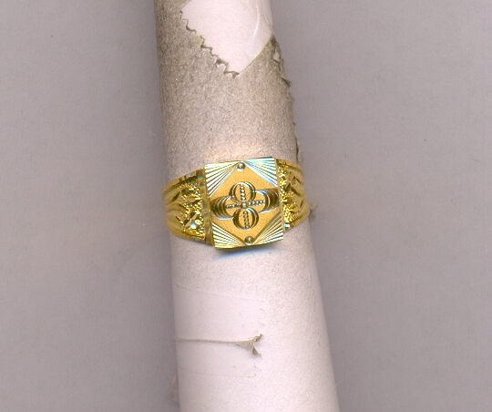 GOLD RING GENTS PLAIN GENERAL