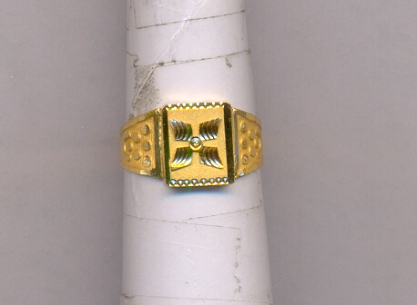 GOLD RING GENTS PLAIN GENERAL