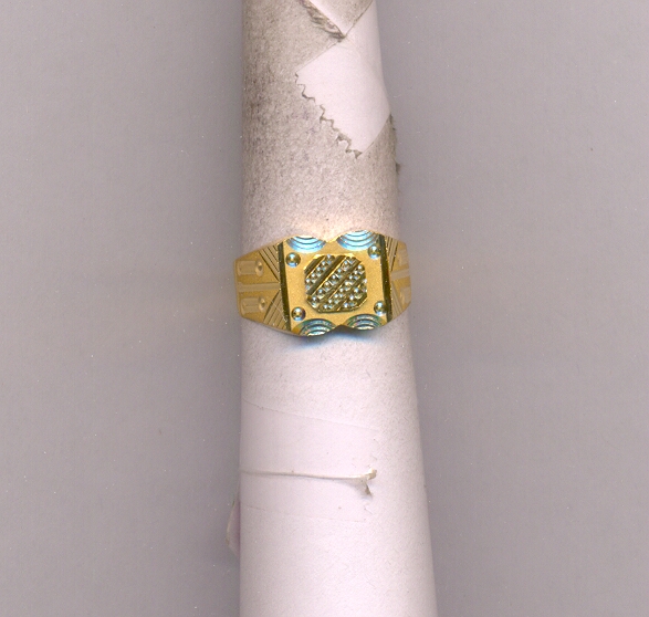 GOLD RING GENTS PLAIN GENERAL
