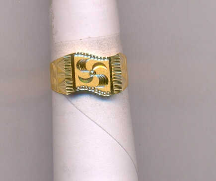 GOLD RING GENTS PLAIN GENERAL