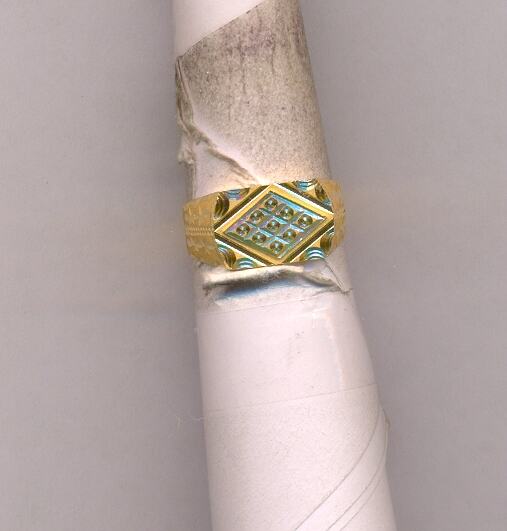 GOLD RING GENTS PLAIN GENERAL