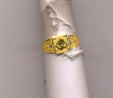 GOLD RING GENTS PLAIN GENERAL