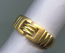 GOLD RING GENTS PLAIN GENERAL