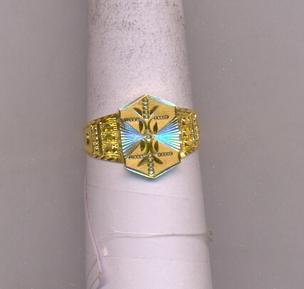 GOLD RING GENTS PLAIN GENERAL