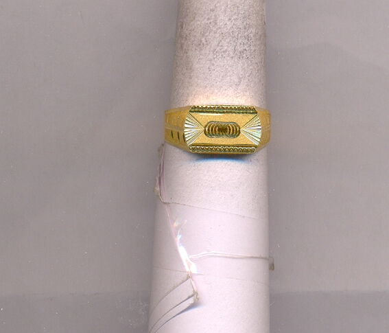 GOLD RING GENTS PLAIN GENERAL