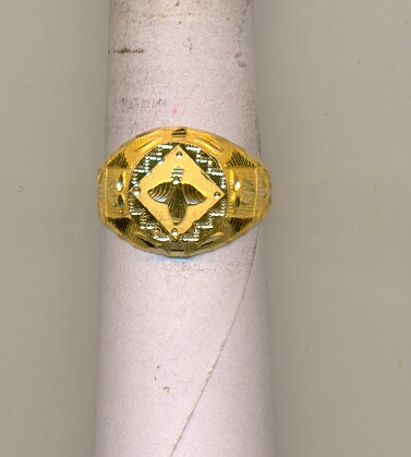 GOLD RING GENTS PLAIN GENERAL