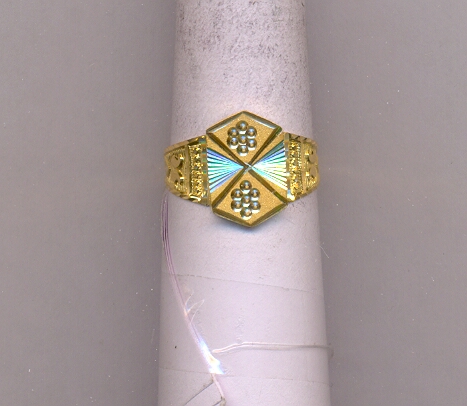 GOLD RING GENTS PLAIN GENERAL