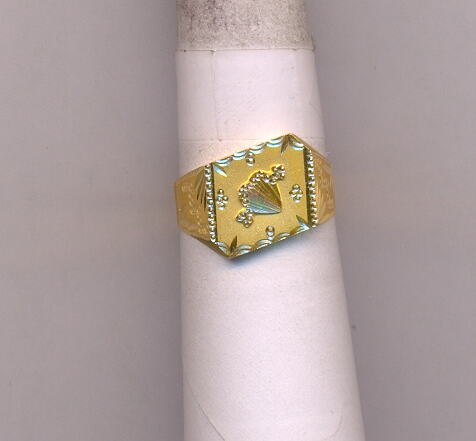 GOLD RING GENTS PLAIN GENERAL