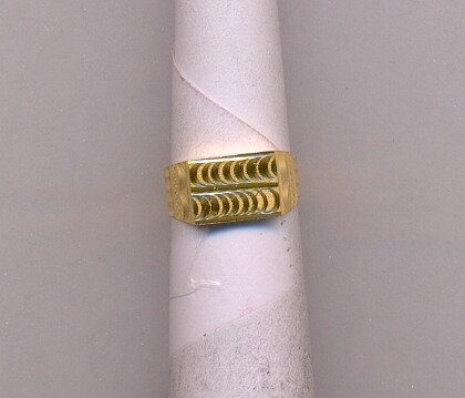 GOLD RING GENTS PLAIN GENERAL