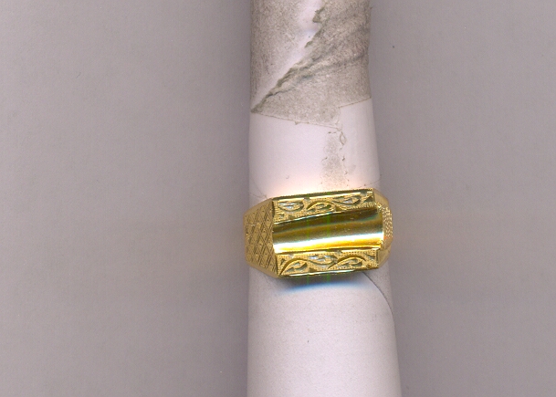 GOLD RING GENTS PLAIN GENERAL