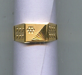 GOLD RING GENTS PLAIN GENERAL