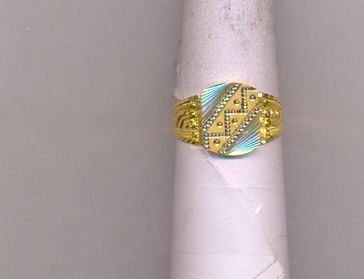 GOLD RING GENTS PLAIN GENERAL
