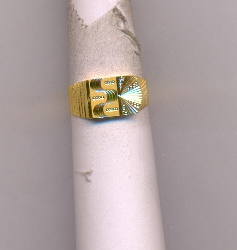 GOLD RING GENTS PLAIN GENERAL