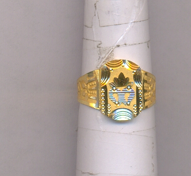 GOLD RING GENTS PLAIN GENERAL