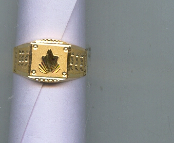 GOLD RING GENTS PLAIN GENERAL