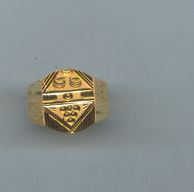 GOLD RING GENTS PLAIN GENERAL