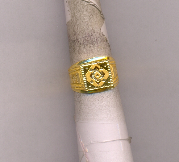GOLD RING GENTS PLAIN GENERAL