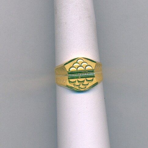 GOLD RING GENTS PLAIN GENERAL