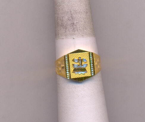 GOLD RING GENTS PLAIN GENERAL